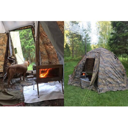 Походная печь для палатки Берег Камин Малая