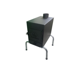 Печь дровяная Сибтермо малая (эконом) + подарок (Датчик задымления)