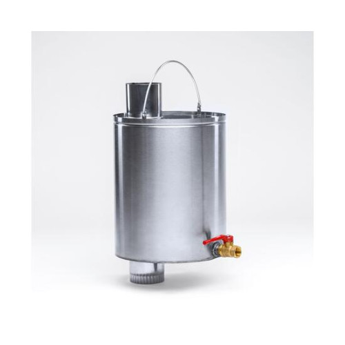 Бак "ИНВЕНТ" для воды малый d-65 мм., V-6 л. 370х200х205 (нерж.сталь 0,8 мм) с краном