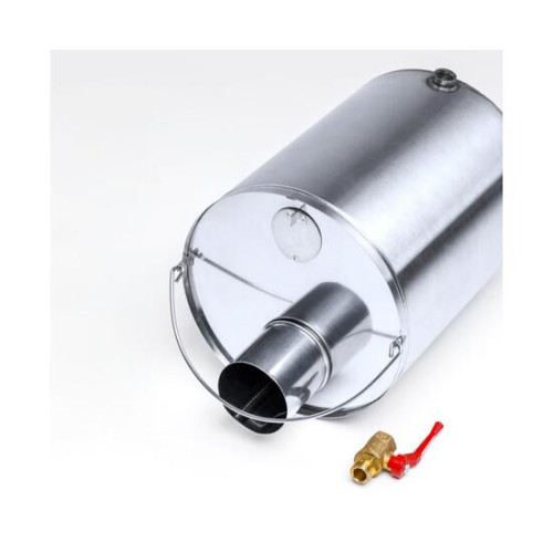 Бак "ИНВЕНТ" для воды малый d-65 мм., V-6 л. 370х200х205 (нерж.сталь 0,8 мм) с краном