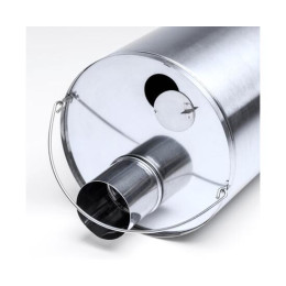 Бак "ИНВЕНТ" для воды малый d-65 мм., V-6 л. 370х200х205 (нерж.сталь 0,8 мм) с краном