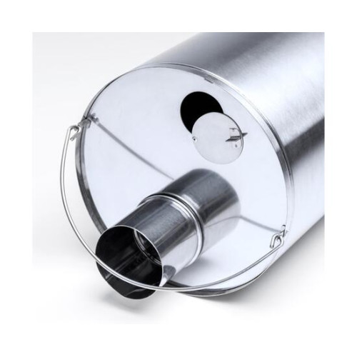 Бак "ИНВЕНТ" для воды малый d-65 мм., V-6 л. 370х200х205 (нерж.сталь 0,8 мм) с краном