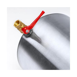 Бак "ИНВЕНТ" для воды малый d-65 мм., V-6 л. 370х200х205 (нерж.сталь 0,8 мм) с краном