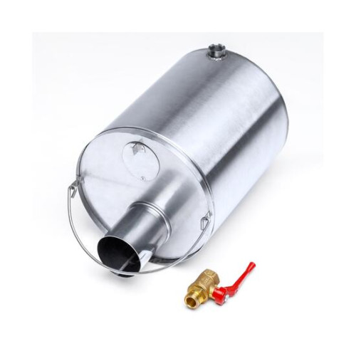 Бак "ИНВЕНТ" для воды малый d-65 мм., V-6 л. 370х200х205 (нерж.сталь 0,8 мм) с краном