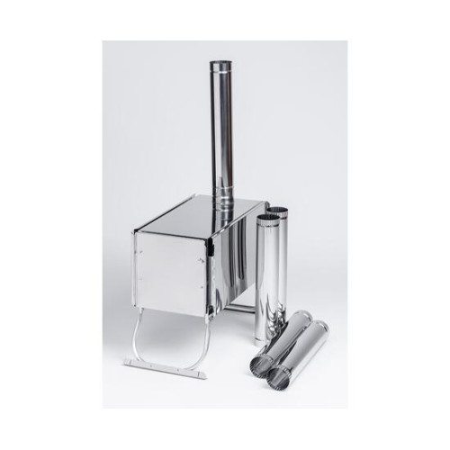 Печь "ИНВЕНТ" экономка средняя 690х310х360 (нерж.сталь 0,8 мм) с регулирующимися экранами