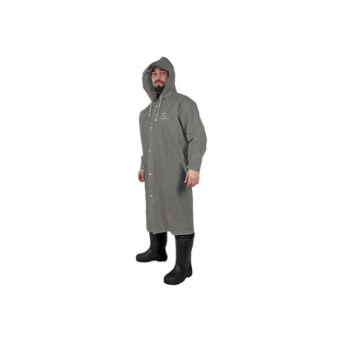 Плащ-дождевик Следопыт с козырьком на капюшоне и чехлом (серый), EVA
