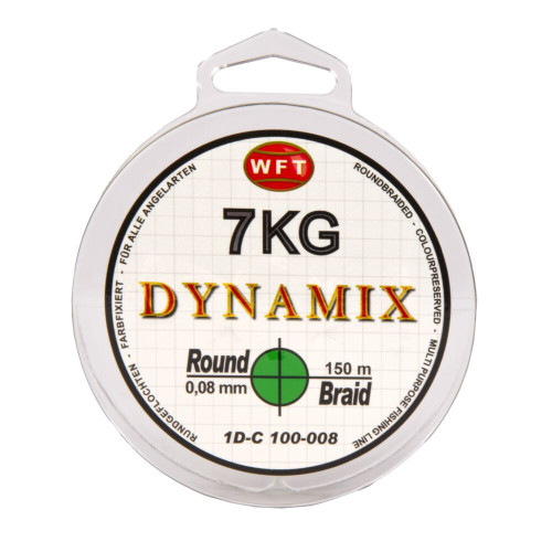 Шнур плет. WFT KG ROUND DYNAMIX Green 150/008