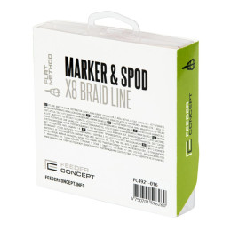 Шнур плетёный Feeder Concept Flat Method х8 SPOD AND MARKER BRAID Red 250/016