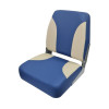 Кресло мягкое с поворотным механизмом для лодок ПВХ Патриот сине-бежевый