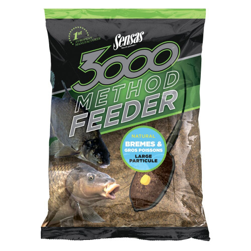 Прикормка Sensas 3000 Method Feeder BREAM&BIG FISH 1кг