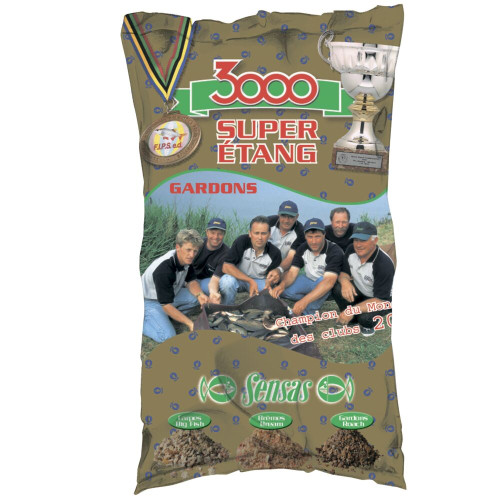 Прикормка Sensas 3000 Super ETANG Gardon 1кг