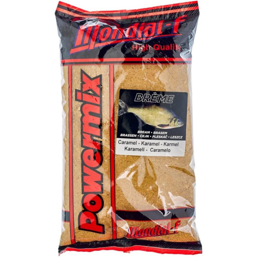 Прикормка Mondial-F Powermix BREAM Caramel 2.5кг