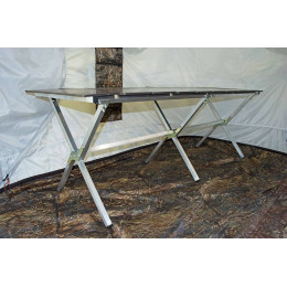 Стол-полок складной для походной бани от производителя ПФ Берег 188x62x67cm (нового образца)