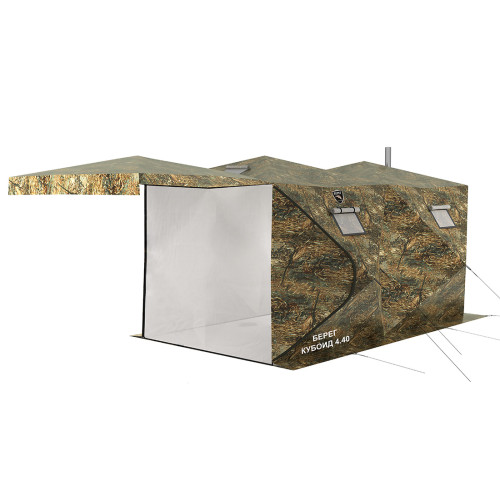Универсальная палатка Берег Кубоид 4.40 Двухслойный ( нового образца ) (440х220/190 см)