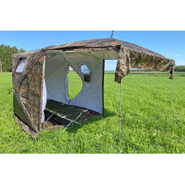 Зимняя палатка Берег Куб 1.80 Двухслойный ( нового образца ) (180х180/190 см)