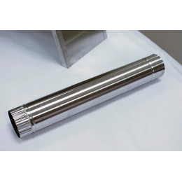 Труба составная Берег нержавеющая сталь 300x65мм