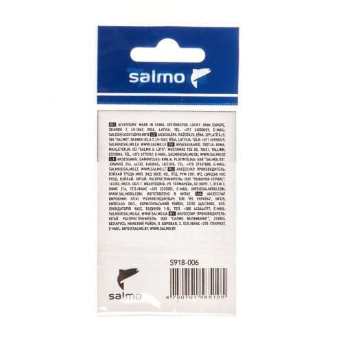 Вертлюги с бусин. овал. Salmo 006 5шт.