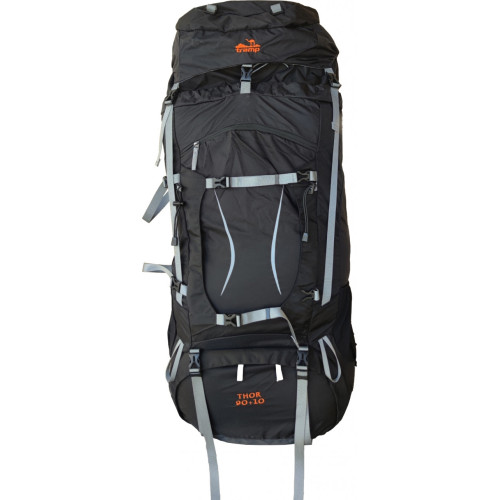 Рюкзак туристический Tramp Thor 90+10 л (черный)