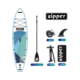 Надувная доска ZIPPER SUP Board (Сап Борд) S LINE 12'6'' TURING BLUE