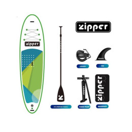 Надувная доска ZIPPER SUP Board (Сап Борд) S LINE 11' GREEN