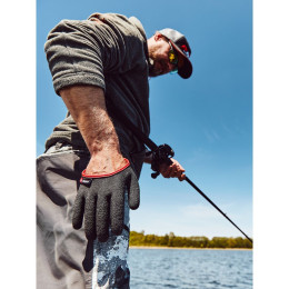 Перчатки Lucky John BBS обрезин. для захв. рыбы