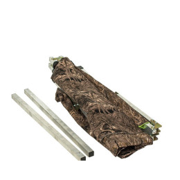 Раскладушка алюминиевая Медведь (200*75*45 см) утеплённая 3х слойная