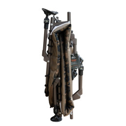 Раскладушка карповая, фидерная, складная , туристическая, для рыбалки Tramp Wide Camo TRF-070