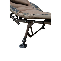 Раскладушка карповая, фидерная, складная , туристическая, для рыбалки Tramp Wide Camo TRF-070