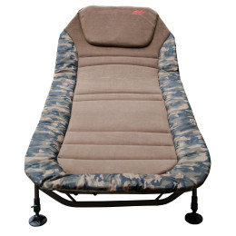 Раскладушка карповая, фидерная, складная , туристическая, для рыбалки Tramp Wide Camo TRF-070