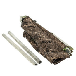 Раскладушка алюминиевая Медведь Широкая (190*75*45 см)