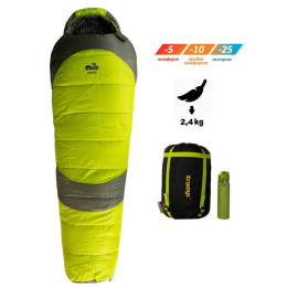 Спальный мешок кокон Tramp Rover Regular (левый) 220*80*55 см (-25°C)