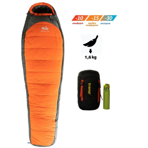 Спальный мешок кокон Tramp Oimyakon T-Loft Compact (правый) 200*80*50 см (-30°C)