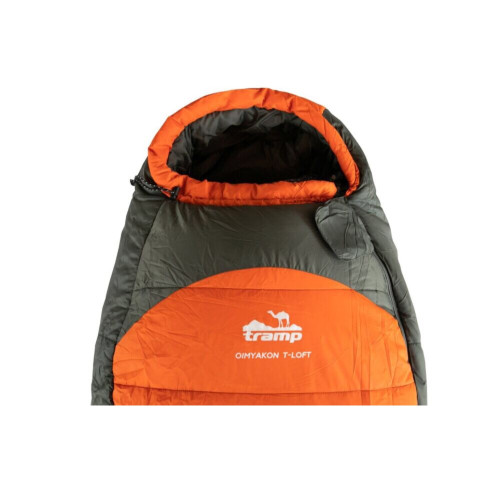 Спальный мешок кокон Tramp Oimyakon T-Loft Compact (правый) 200*80*50 см (-30°C)
