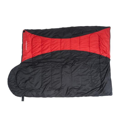 Спальный мешок ACAMPER HYGGE 2*200г/м2 (black-red)