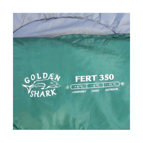 Спальный мешок Golden Shark Fert 350, 220х75см правая молния