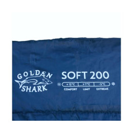 Спальный мешок Golden Shark Soft 200, 230х80см правая молния