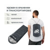Спальный мешок RSP SLEEP 450 серая, правая молния