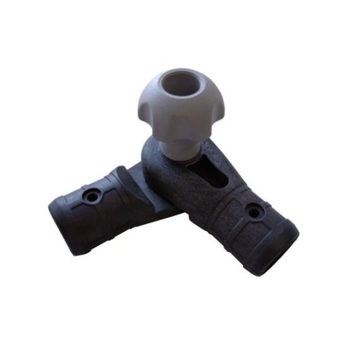 Адаптер Волга с механизмом наклона для соединения двух труб D=22 мм