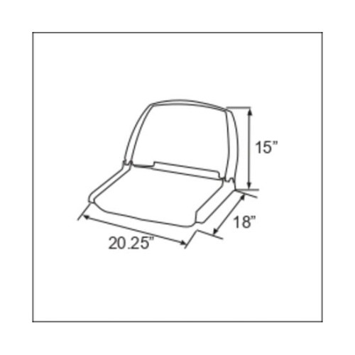 Сиденье HO STAR LIMITED 75110O цвет оливковый (аналог C12503G)