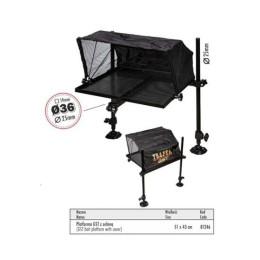 Стол Traper с маркизой 43x51 см