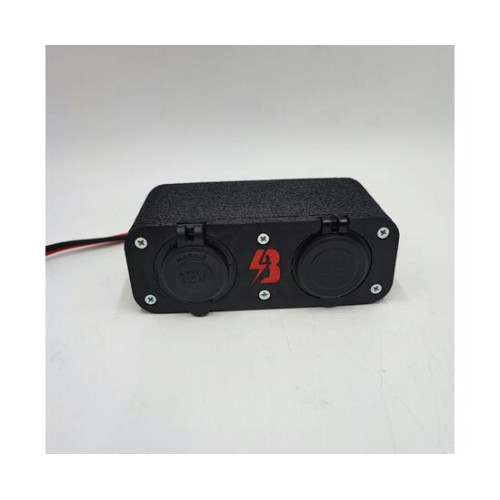 Выносной блок USB и розетка 12v провод 1,5 метра BatteryCraft