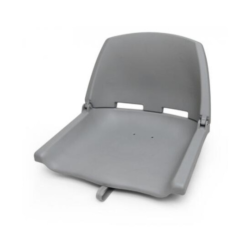 Сиденье в лодку серое HO STAR LIMITED, без мягких накладок, складывающееся. 75110