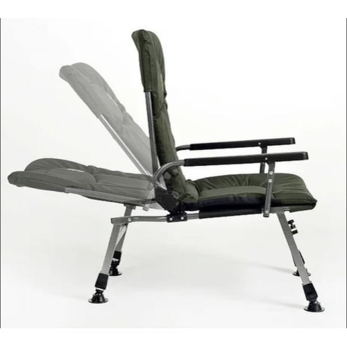 Кресло карповое складное Elektrostatyk с подлокотниками и столиком F5R ST/P