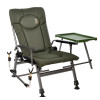 Кресло карповое складное Elektrostatyk с подлокотниками и столиком F5R ST/P
