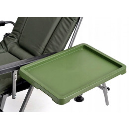 Кресло карповое складное Elektrostatyk с подлокотниками и столиком F5R ST/P