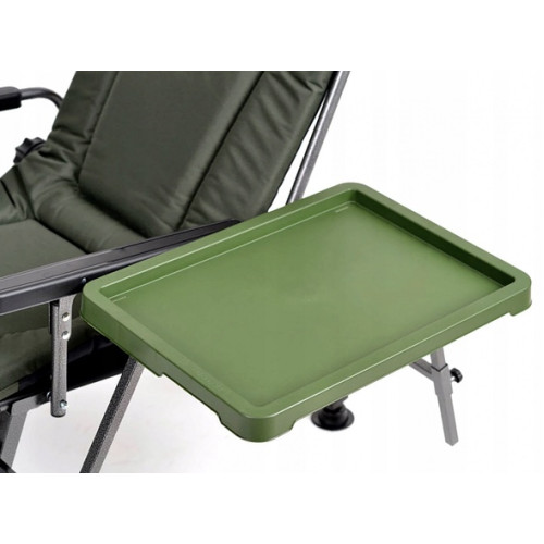 Кресло карповое складное Elektrostatyk с подлокотниками и столиком F5R ST/P
