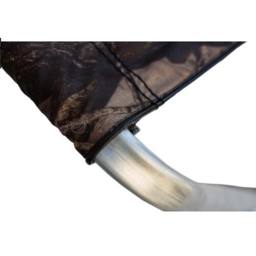 Стул складной алюминиевый со спинкой Ф25мм Медведь (30*26*70 см)