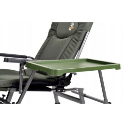 Кресло карповое складное Elektrostatyk с подлокотниками и столиком F5R ST/P