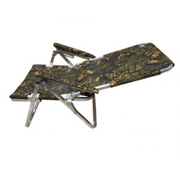 Складное алюминиевое кресло-шезлонг с подставкой Медведь Вариант №7 (52*44+75*70см)