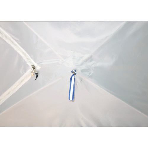 Походная баня Пингвин Призма Премиум (1-сл) 215*215 cm Композит (бело-синий)